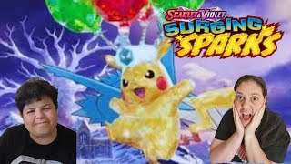 Grunie reviews upcoming Surging Sparks set  pokemontcg [upl. by Alicirp]