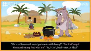 Why Anansi has thin legs  Kids Stories  LearnEnglish Kids British Council [upl. by Siednarb]