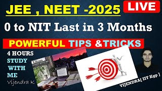 0 to NIT in Last 3 months 92 DayJEE 2025 Strategy NEET 2025 jee neet study [upl. by Hemphill]