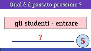 Italian quiz 274level A2Italiano per stranieriil passato prossimo [upl. by Henigman]