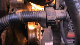 2005 Nissan Sentra  Replacing the Drive Belts [upl. by Nekcerb978]