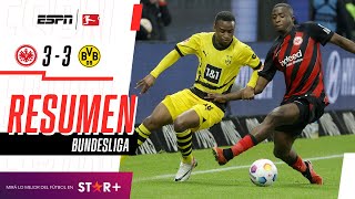 ¡PARTIDAZO TOTAL Y EMPATE ENTRE LAS ÁGUILAS Y EL DORTMUND  E Frankfurt 33 B Dortmund  RESUMEN [upl. by Kcirneh]