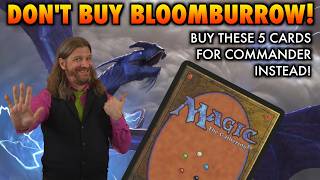 Bloomburrows Top 5 Best New Commander Cards  Magic The Gathering [upl. by Ilram]