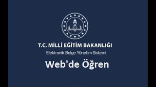 Ebys Belgenet Dersleri Ders 37  Ebysde Okul İlçe İl Merkez Yurtdışı Gelen Evrakları Görme [upl. by Hgielsa401]