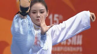 2019 Bi Ying Liang CHN  Taiji  1st  15th WWC  Shanghai Wushu Worlds [upl. by Stagg724]