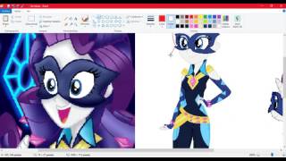 【MLP SPEEDPAINT】Rarity Power Ponies EG MY STYLE 3 [upl. by Kcim]