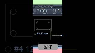 DIAMETER Symbol  C  autocad shorts autocadtips autocadtutorial [upl. by Reiter]