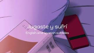 Jugaste y Sufri English amp Spanish lyrics  Eslabon Armado ft DannyLux [upl. by Conroy]