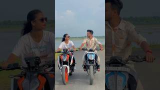 Ek Saat Dono Bike Ride Pe Jana Chahta Hai 😍🔥 shorts ktm ytshorts [upl. by Abisia]