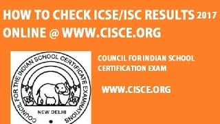 How To check ICSEISC 2020 Results Online  Results 2020  10th Board Exam [upl. by Secundas]