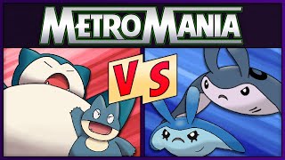 MetroMania Season 11 Quarter Final 1 ♦ SNORLAX amp MUNCHLAX vs MANTINE amp MANTYKE [upl. by Alleiram]