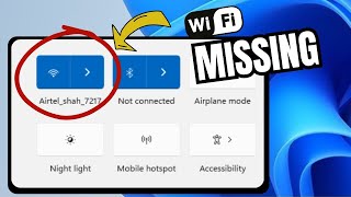 FIX WiFi Option Not Showing in Windows 1011 – Quick and Easy Solutions [upl. by Eillo]