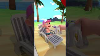 Swim Safety Song  Beach Song  Nursery Rhymes amp Kids Songs shorts nurseryrhymes [upl. by Enyleve970]