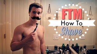 FtM  How To Shave Your Face [upl. by Mayyahk664]