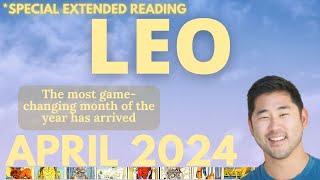 LEO April 2024  MAGICAL MONTH YOU’RE MANIFESTING 😍 Tarot Horoscope ♌️ [upl. by Suiddaht927]