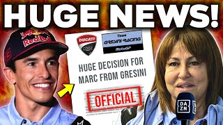 HUGE NEWS for Marc Marquez amp Gresini JUST Got Leaked Nadia Padovani BRUTAL STATEMENT  MotoGP News [upl. by Yak578]