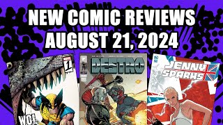 Wolverine Revenge Jenny Sparks And More Comic Book Reviews for August 21 2024 [upl. by Stefa]