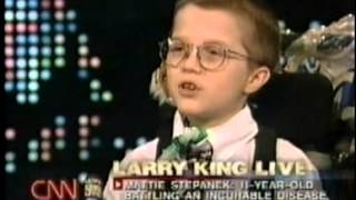 Mattie Stepanek on Larry King Live [upl. by Faria]