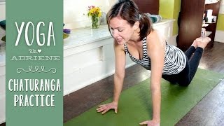 Chaturanga Practice  Yoga For Beginners [upl. by Nylecsoj392]