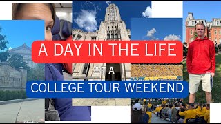 Day in the Life College Tour Weekend Pitt WVU and more [upl. by Wilterdink]