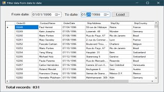 C Tutorial  Fetch or Filter Data from Date to Date  FoxLearn [upl. by Gothurd]