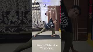 Gastric Relief Trikonasana motivation yoga gastric acidity live like shorts trending short [upl. by Rabma620]