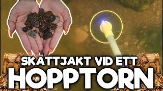 SKATTJAKT VID ETT HOPPTORN MED METALLDETEKTOR [upl. by Euton738]