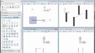 Basic MicroStation 3D modeling Primitive Solid [upl. by Etnoval]