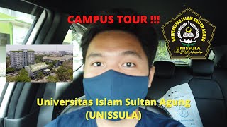 CAMPUS TOUR DI UNIVERSITAS ISLAM SULTAN AGUNG UNISSULA SEMARANG KEPOIN KAMPUSNYA PARA SULTAN [upl. by Ainecey]