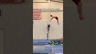 This was a hard challenge 😅 gymnastics gymnast sports olympics olympic fail fails ncaa [upl. by Hwang141]