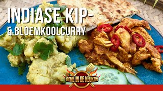 Rene kookt Indiase kip en bloemkoolcurry [upl. by Dennard]