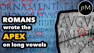 Romans did write with macrons Video essay on Latin Apices amp Hidden Quantity [upl. by Herc]