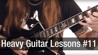 Lick quotautosufficientiquot  Heavy Guitar Lesson by Andrea Martongelli [upl. by Moir]