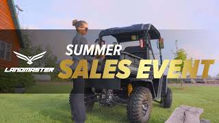 Landmaster UTV Summer Sales Event [upl. by Petrina595]