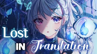 Nightcore  Lost In Translation Lyrics Besomorph ft Veronica Bravo [upl. by Tterab]