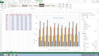 How to Add and Change Gridlines in your Excel 2013 Chart [upl. by Gulgee]