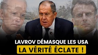 LEXCELLENT DISCOURS DE LAVROV  PLUS PERSONNE NE POURRA DIRE QUIL NÉTAIT PAS INFORMÉ [upl. by Edurtreg411]