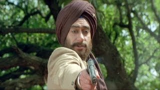 Assassination of British Official Saunder  The Legend Of Bhagat Singh Scene  Ajay Devgan [upl. by Rauch598]