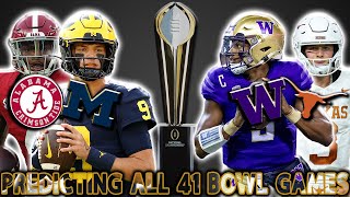 Predicting Every 2023 CFB Bowl Game In Under 10 Minutes [upl. by Theodoric]