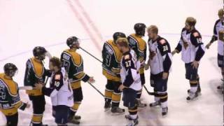 PLAYOFF HIGHLIGHTS Vernon Vs Powell River Game 4 2011 [upl. by Anagrom862]