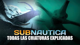 SUBNAUTICA CRONOLOGÍA y TODAS las CRIATURAS EXPLICADAS  Historia Completa [upl. by Ulises]