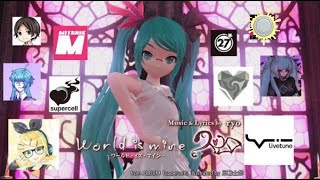 Tuning World is Mine in the style of other VOCALOID producers and myself [upl. by Nyledam]