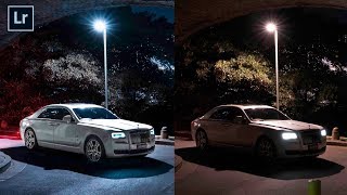 CAR NIGHT PHOTOGRAPHY Photoshoot  Editing Tutorial [upl. by Enamrahc]