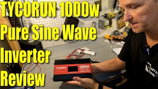 TycoRun 1000w Pure Sine Wave Inverter Review [upl. by Watkins27]