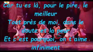 Alvin et les Chipmunks 4 Tu es le Meilleur des Hommes  Paroles [upl. by Anitnoc]