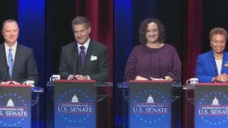 Californias US Senate race heads to primary [upl. by Annaesor]