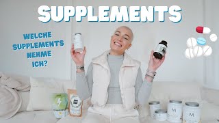 SUPPLEMENTS 💊 Welche Nahrungsergänzungsmittel nutze ich um meine Gesundheit zu optimieren [upl. by Darwen]