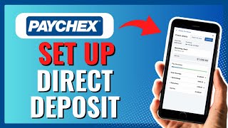 HOW TO SET UP DIRECT DEPOSIT ON PAYCHEX 2024 [upl. by Fern]