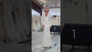 Long Sleeve Fitted Wedding Dresses 1 or 2 [upl. by Francois]