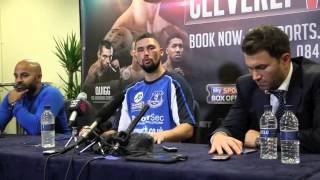 CLEVERLY v BELLEW 2  POSTFIGHT PRESS CONFERENCE  TONY BELLEW amp EDDIE HEARN [upl. by Ardnua]